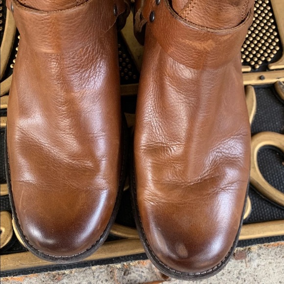 Frye Phillip Harness Cognac Bootie - Picture 7 of 8